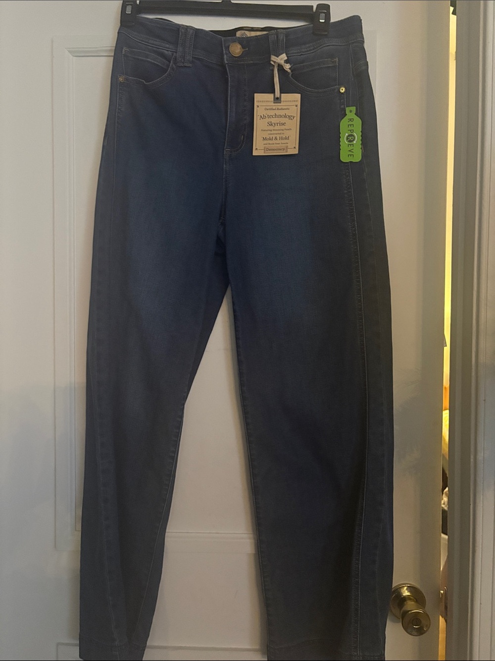 Democracy Two-Tone Dark Blue Relaxed Jeans